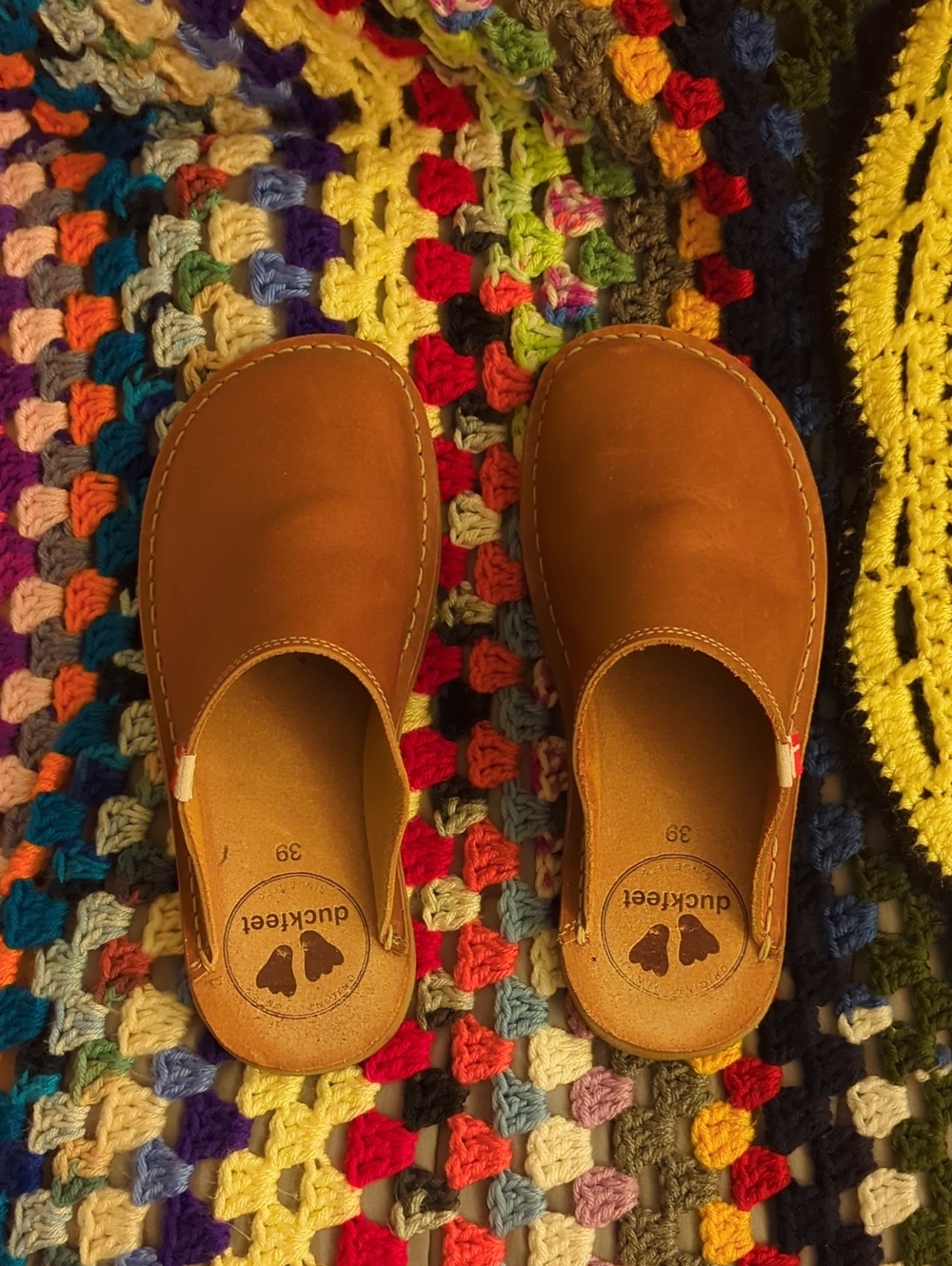 Duckfeet Brown Slip-On Size 39 With Leather Care Kit Duck Feet
